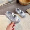 Zapatos de Princesa de Malla Transpirable para Niñas 2026 Verano Nuevas Sandalias con Lazo para Niños Zapatos Versátiles de Moda para Niños Pequeños