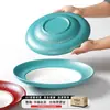 Pratos de Melamina Xiangyuan para Restaurantes e Hotéis, Pratos Exquisitos para Pratos Quentes com Revestimento, Pratos de Jantar Redondos Espessos de Cor Contrastante Comercial