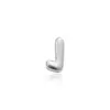 Transfronterizo nuevo 26 letras inglesas costura lindo colgante personalidad DIY gratis con collar creativo DZK