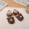 Sandalias de verano para niños, sandalias romanas de punta cerrada para niñas, zapatos de playa para niños, zapatos infantiles de comercio exterior, zapatos de bebé, sandalias Birkenstock