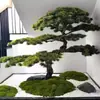 Pinheiro de Boas-Vindas Falso Lariço Novo Estilo Chinês Decoração de Paisagismo Janela de Hotel Exposição Showroom Beleza Pinheiro Paisagem Pacote