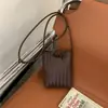Comercio Exterior 2026 Nuevo Simple Casual Estilo Coreano PU Bolso para Teléfono Moda Femenina Nicho Tejido Bandolera Cruzada Transfronterizo
