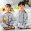 Pijamas de Verano para Niños al por Mayor Finos de Seda Artificial Pantalones Cortos Ropa Infantil Niños y Niñas Pantalones Cortos Ropa de Casa