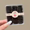 Faixa de cabelo de elástico infantil para menina, anel de cabelo elástico alto, acessórios de cabelo para meninas, não machuca o cabelo, corda de cabelo fofa, adorno de cabeça
