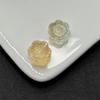 Cuentas de Cristal Florales Transparentes Degradadas, Cuentas Multicolores con Agujero Pasante en Forma de Flor de Ciruelo, Accesorios para Abalorios de Pulseras y Pendientes Hechos a Mano