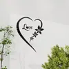 Amor Transfronterizo Amor Día de San Valentín Pegatina de Pared Espejo Pegatina Decorativa para Centro Comercial Pegatina de Pared Espejo Acrílico con Forma de Corazón
