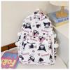 Temporada Escolar Mochila Escolar Feminina Fresca Doce Mochila de Menina Ensino Fundamental Médio Mochila de Estudante Leve Grande Capacidade Bolsa de Viagem