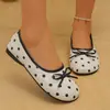 Nuevos Zapatos Mary Jane de Lunares de Hada Transfronterizos 2026 para Mujer, Adecuados para Primavera, Versátiles y Se Pueden Combinar con Faldas, Estilo Francés