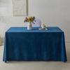 Mantel Personalizado para Sala de Conferencias Mesa Rectangular Terciopelo Gris Engrosado Mantel para Mesa de Oficina Cubierta para Mesa de Registro de Eventos