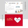 Obrigado pelo cartão de felicitações personalizado, sentimento de aniversário, envelope de cartão com mensagem de bênção, obrigado pela comemoração criativa da entrada do funcionário