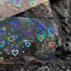 Nail Art Amor Papel Aurora Laser Adesivo Amor Laser