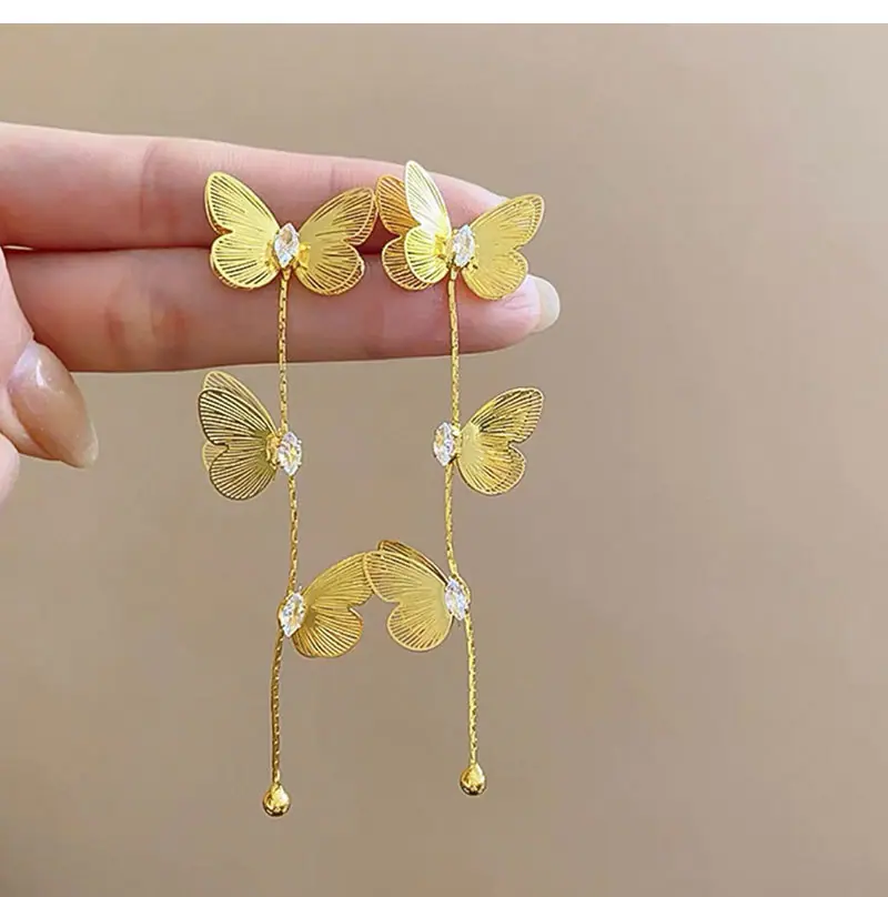 金色蕾丝蝴蝶流苏耳环_04.jpg
