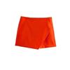 Moda Europeia e Americana Transfronteiriça Personalidade Coringa Calça Saia Assimétrica Multicolorida Cintura Alta Novo Inverno 2024 F611020