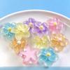 Acessórios de Flor de Ovo com Gradiente Luminoso de Resina Corda de Cabelo DIY para Cabelo Acessórios de Cabelo Capa de Celular Adesivo de Geladeira Patch de Beleza