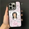 Corazón Rosa Xiaoyu Adecuado para Apple 17 Agujero Grande Marco de Fotos Pegamento Funda para Teléfono Móvil Iphone14/15 13Promax