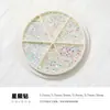 Pedra de strass para unha Diamante Tcheco Austríaco diy diamante branco plano comércio internacional Diamante estrela diamante cor AB cola para esmalte de unha decorações