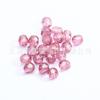Cuentas de Cristal Checo Importadas Transparentes de Juba Pulidas al Fuego 6mm Cortadas al Fuego Facetadas Hechas a Mano Materiales para Accesorios DIY