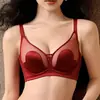 B3367 sujetador push-up líquido sin costuras para mujer, estilo fino de verano, hace que los pechos grandes parezcan más pequeños, sujetador sexy con copa hueca en forma de corazón