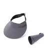 Sombrero Integrado Sin Rastro para Mujer Protector Solar Verano Deportes Gorra Vacía Plegable Montar Sombrero Solar Anti-UV