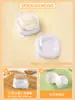 Caixa de embalagem Xue Meiniang caixa única bandeja de papel Daifuku embalagem Tuan Qing Mochi de grãos base de cozimento de sobremesa 2 peças 1 vazio