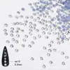 Nuevo Taladro de Fondo Plano para Arte de Uñas Super Brillante Multicorte Vidrio Redondo Taladro Decoración Uña Taladro Brillante Lavable Difícil de Quitar Fondo Caliente