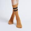 [Nuevo del fabricante] otoño e invierno Terry calcetines de yoga gruesos hasta la pantorrilla dos rayas calcetines de algodón antideslizantes comercio exterior transfronterizo superventas