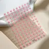 Ins Hermosos y Lindos Pegatinas para Uñas con Textura de Garra de Gato Rosa Gelatina Impermeables Adhesivas Ourofeng Pegatinas para Uñas DIY