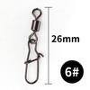 Conector de Oito Anéis Giratório Americano Pino Reforçado Abertura Rápida Luya Conector de Oito Anéis Pesca Equipamento de Pesca