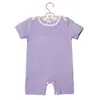 Mameluco de triángulo mameluco de bebé tipo funda para recién nacido de verano de manga corta ropa para niños mono de bebé 1502a