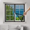 Mosquitero Simple para Ventana a Prueba de Mosquitos sin Taladro con Cremallera, Red de Pantalla para el Hogar a Prueba de Insectos con Cinta Mágica de Autoinstalación, Tipo Autoadhesivo