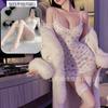 Crisp Love Lingerie Floral Pijama Sexy Pure Sling Sexy Nightgown Spice Girls Nova Thin Home Clothes Mulheres