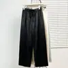 Calça Jogger Casual Elegante de Cintura Alta com Relevo para Mulheres Plus Size, Nova Coleção Primavera-Verão, para Meninas Plus Size 9870