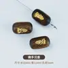 Pulsera de Madera de Agar Natural con Bolsa de Cuentas Barriles de Oro de 24K Hecha a Mano DIY Pulsera Wenwan Cuentas Espaciadoras para Pulsera Colgante Al por Mayor