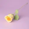 Taça de Vinho Acabada Cruzada Flor Rosa Buquê Artificial Flor Falsa Presente de Dia dos Namorados Decoração de Mesa de Centro para Sala de Estar Ornamento