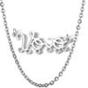 Colgante personalizado vovobaby collar de abuela acero inoxidable Niño Niña muñeco villano collar con nombre