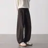 Pantalones Casuales para Hombre 2026 Otoño Nuevos Pantalones de Pierna Recta Versátiles de Moda Sueltos Largos de Color Sólido Pantalones Cargo de Algodón