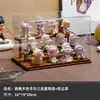 Color Nogal Caja Misteriosa Soporte de Exhibición de Almacenamiento Estante para Figuras Entrada Adorno Pequeño Organizador de Niveles