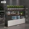 Divisória de Tela para Escritório Prateleira Armário Divisório Moderno Minimalista Grade de Restaurante Suporte para Plantas Flores Parede Divisória Ferro