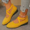 Zapatos casuales deportivos transfronterizos europeos y americanos 2026 estilo europeo y americano nuevo, mocasines de mujer de talla grande de comercio exterior, cuñas de punta fina, venta al por mayor talla grande