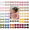 Nuevos Accesorios para el Cabello para Niños Europeos y Americanos 40 Colores Pasador de Moño Hecho a Mano Cinta de Poliéster Todo Incluido Cabello 795