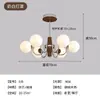 Lustre francês antigo para sala de estar, estilo Bauhaus, retrô, com feijão mágico, luminária de design vintage para restaurante de alta qualidade