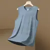 Camiseta sin Mangas para Hombre para Gimnasio Hielo Frío Secado Rápido Transpirable Alta Elasticidad Regata Masculina Academia
