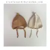 Gorro para Bebé Otoño e Invierno Estilo Coreano Color Sólido Punta de Chupete Gorro Puntiagudo Lindo Súper Lindo Protección para Orejas de Bebé Niño y Niña Capucha de Moda
