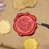 Foryou Patrón de Bendición Exquisita Sello de Cera de Pintura a Fuego Pegatina Sello para Sobre Pegatina Sello de Pintura a Fuego Pegatina de Sello de Cera de Pintura a Fuego