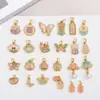 Método Antigo Cabacinho para Pingente de Óleo Gotejante Paz e Alegria Riqueza e Sorte Pingente de Transferência Chaveiro de Liga Metálica com Pingente Gotejante Ornamentos DIY