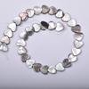 Disco de concha negra natural/amor/trébol de cuatro hojas/estrella de cinco puntas, concha, perla, accesorios para collar hechos a mano