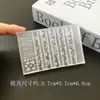 Molde para nail art com designs de urso, laço, flor, renda e fita, decoração de unha vestível, resistente à oxidação, ferramenta de unha de alta transparência