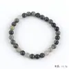 Moda europea y americana simple pulsera de ágata de cristal lujo ligero alto sentido pulsera tejida a mano con cuentas joyería mujeres al por mayor