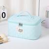 Bolsa de Cosméticos Transfronteriza, Gran Capacidad, Neceser de Alta Gama, Bolsa de Almacenamiento Portátil para Viaje, Estuche de Cosméticos Tridimensional para Mujer