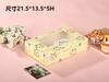 Caja de embalaje Snow mei Niang ventana 246 granos 63-80G caja para pastel de luna caja para tarta de huevo caja de embalaje para postre de grasa de nieve